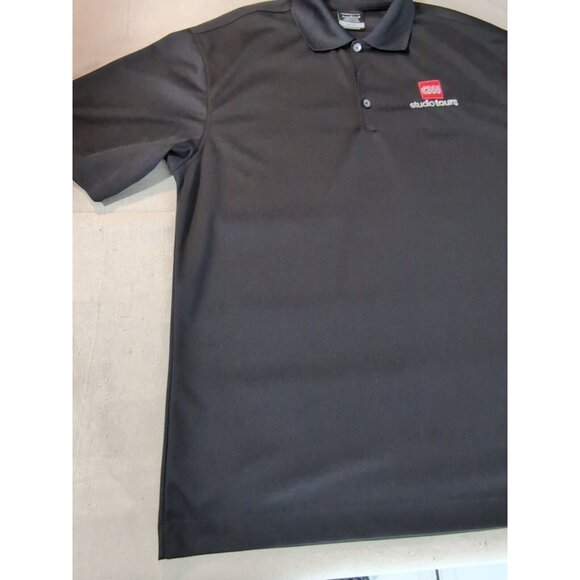 CNN Nike Studio Tours Performance Black Polo Shirt Men’s Size M - CNN News - Picture 3 of 9